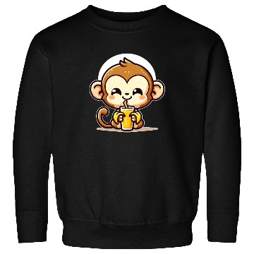 Discover Monkey Business: Banana Juice Break Sweatshirts
