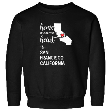 Discover San Francisco County Is Where My Heart Is Cool Gif Sweatshirts