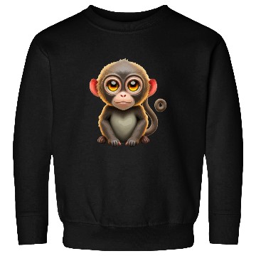 Discover Cute Monkey animal Sweatshirts