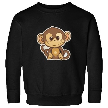 Discover Monkey cartoon animal Sweatshirts
