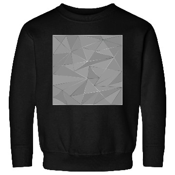 Discover Grey silver low poly abstract background Sweatshirts