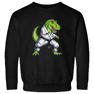 Discover T-Rex Dinosaur Karate Sweatshirts