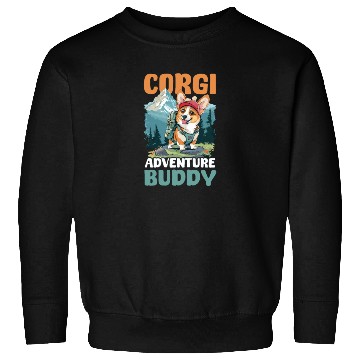 Discover Corgi Mom Dad Corgi Adventure Buddy Sweatshirts