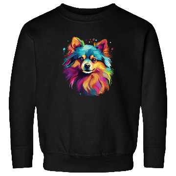 Discover Watercolor Colorful Pomeranian Sweatshirts