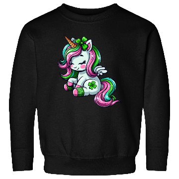Discover St. Patrick's Day Unicorn Celebration Design Sweatshirts