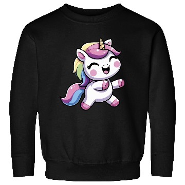 Discover Happy Unicorn dancing Sweatshirts