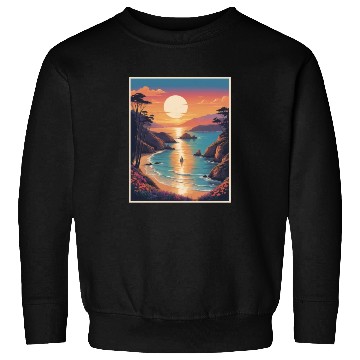Discover Natural Beach View Sweatshirts
