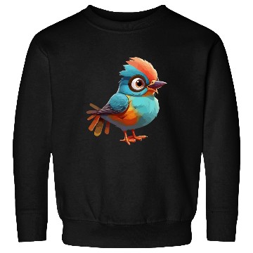 Discover Colorful bird animal Sweatshirts
