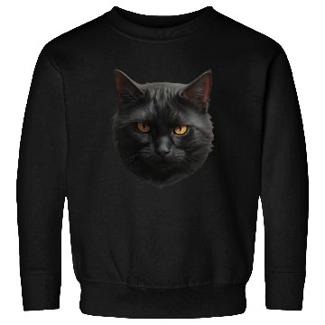 Discover black cat face Sweatshirts