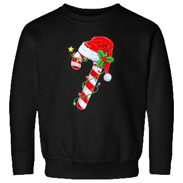 Discover Candy Cane Crew Santa Christmas Sweatshirts