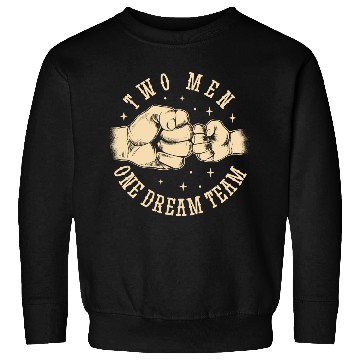 Discover Father and son bump fists Sweatshirts