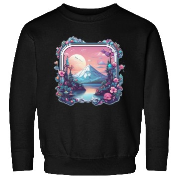 Discover Landscape Silver mountain who loves landscape Sweatshirts