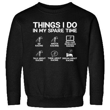 Discover Flat Track Funny Motorcycle Racing Sweatshirts