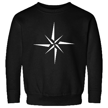 Discover Nautical star. Compass rose, cardinal directions Sweatshirts