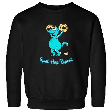 Discover Kangaroo Gym Buff: Squat, Hop, Repeat Workout Sweatshirts