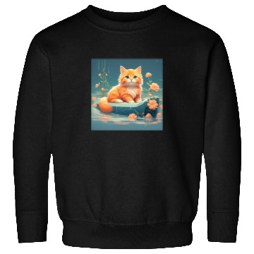 Discover Cute orange cat Sweatshirts
