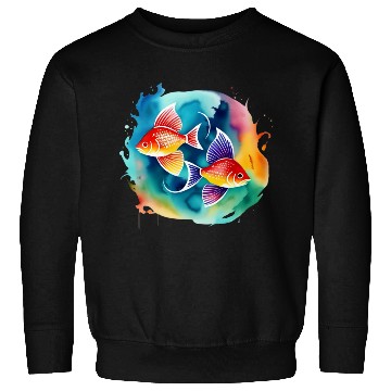 Discover Color splash zodiac: Pisces Sweatshirts