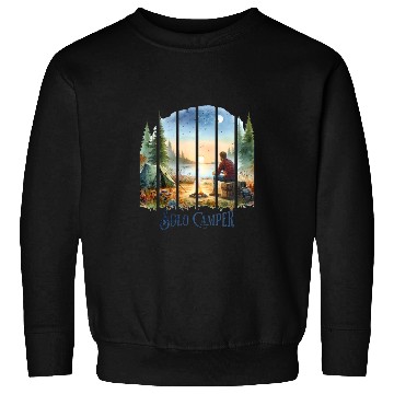 Discover Camping Alone Solo Camper Sweatshirts