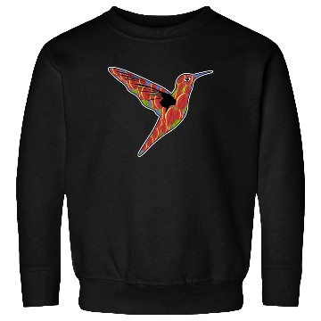 Discover Humming-Bird Tulips Flowers Sweatshirts