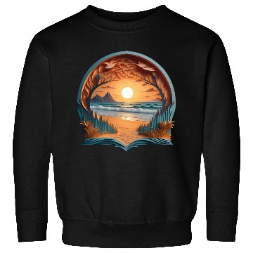 Discover Sea and Sun Artwork Sweatshirts