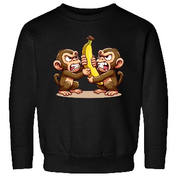 Discover Monkey Banana Brawl Sweatshirts