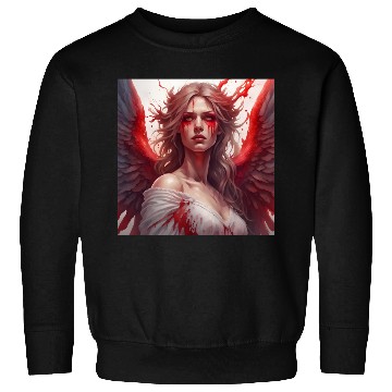 Discover angel illustration wallart retro decoration Sweatshirts