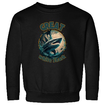 Discover Great White Shark Sweatshirts