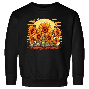 Discover Sunflower Bloom Floral Summer Nature for a Sweatshirts
