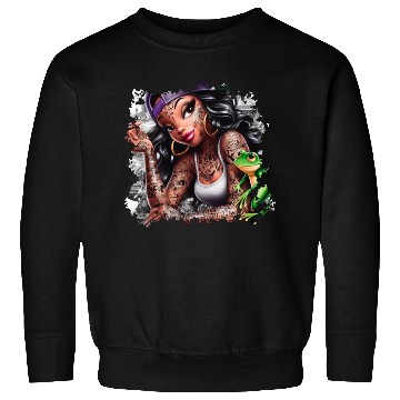 Discover Street Style Hip Hop Girl Rapper Sweatshirts