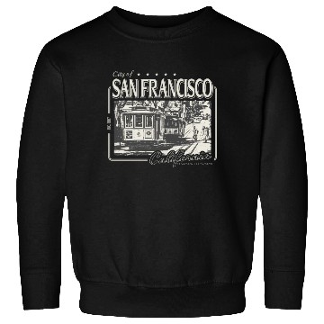 Discover SAN FRANCISCO CALIFORNIA POWELL STREET Sweatshirts