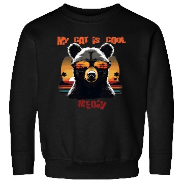 Discover my cat is a bear design Sweatshirts