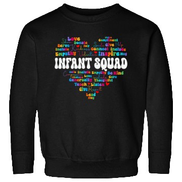 Discover Cute Infant Squad Appreciation Week Back To School Sweatshirts