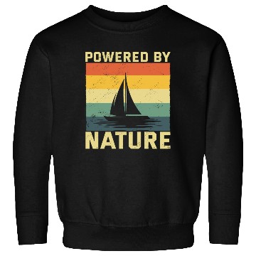 Discover Powered by Nature Sailboat Sweatshirts