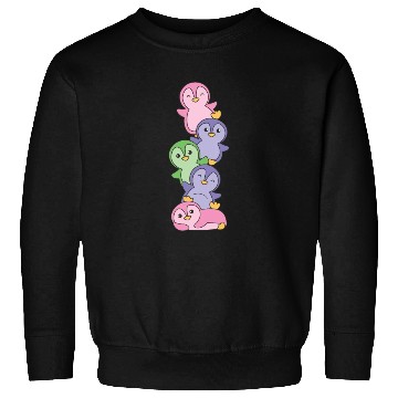 Discover Trigender Flag Pride Lgbtq Cute Penguin Sweatshirts