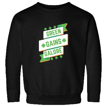 Discover Green Gains Galore Fitness Sweatshirts