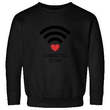 Discover Connected to him couple Sweatshirts