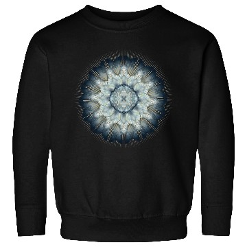 Discover Butterfly wing ornament in delicate blue tones Sweatshirts