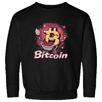 Discover Pi day 3.14 Crypto Bitcoin Math Strawberry Pie Sweatshirts