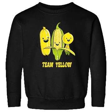 Discover Banana, Corn & Lemon: The Yellow Trio Sweatshirts