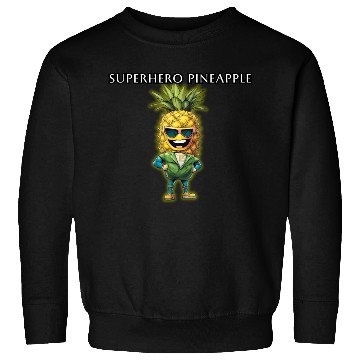 Discover Superhero Pineapple Sweatshirts