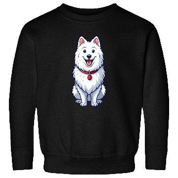 Discover Happy Grinning Samoyed Sweatshirts