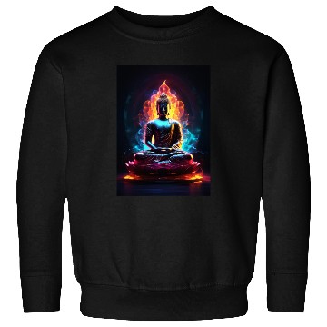 Discover The Buddha Neon Art Sweatshirts
