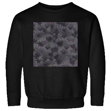 Discover floral feel pattern in purple and gray Sweatshirts
