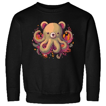 Discover Octo-Bear, October, Fall design, Autumn Design Sweatshirts
