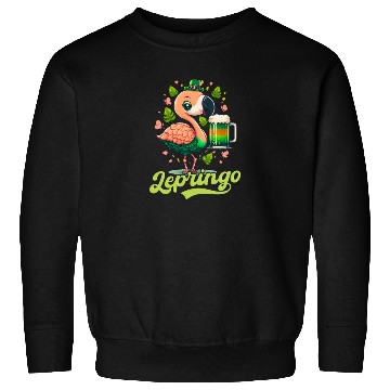 Discover Irish Flamingo St Patricks Lepringo Sweatshirts
