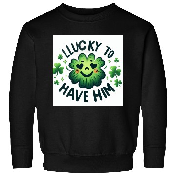 Discover Lucky spouse Sweatshirts