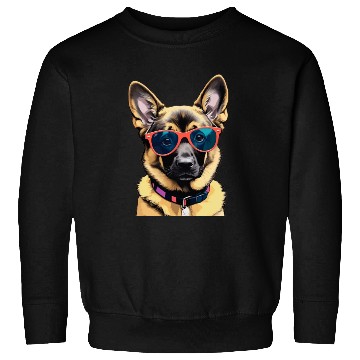 Discover Cute German Shepherd Pop Art Sweatshirts