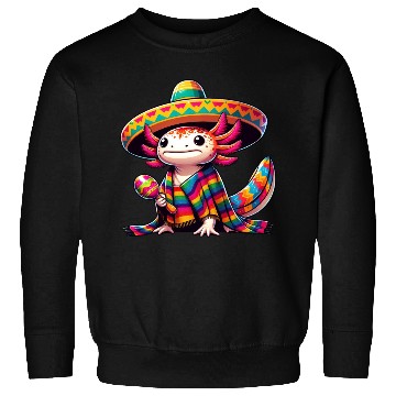 Discover Cinco de Mayo Axolotl: Celebratory Design Sweatshirts