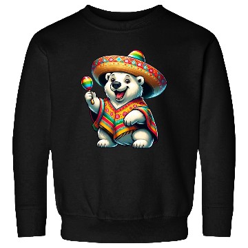 Discover Cinco de Mayo Polar Bear: Festive Mood Sweatshirts