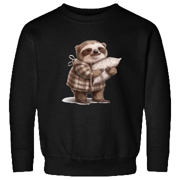 Discover Sloth in Robes: Relaxation Mode On Sweatshirts